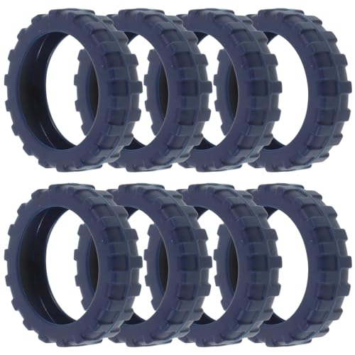 8pcs Silicone Suitcase Wheel Covers Luggage Feet Protectors for Noise Reduction and Absorption Compatible Brands