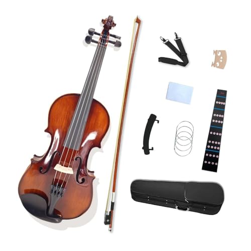ModouString - Kit de violín acústico de 3/4 de 4 cuerdas con funda, lazo para adultos y niños,...
