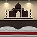 WTTTL Wandaufkleber Wandtattoo Abnehmbare Vinyl Islamische Moslemische Masjid Wandaufkleber Schlafzimmer Kopfteil Dekorative Kunst Wandtattoo Home Decor73 * 44 cm