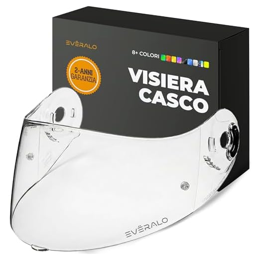 Everalo Visiera Compatibile con Xlite X803 - X802 - X802r - X802rr - X702 - X661 - X603 - Xsf 02 – Visiere Casco Pinlock Ready (Trasparente)