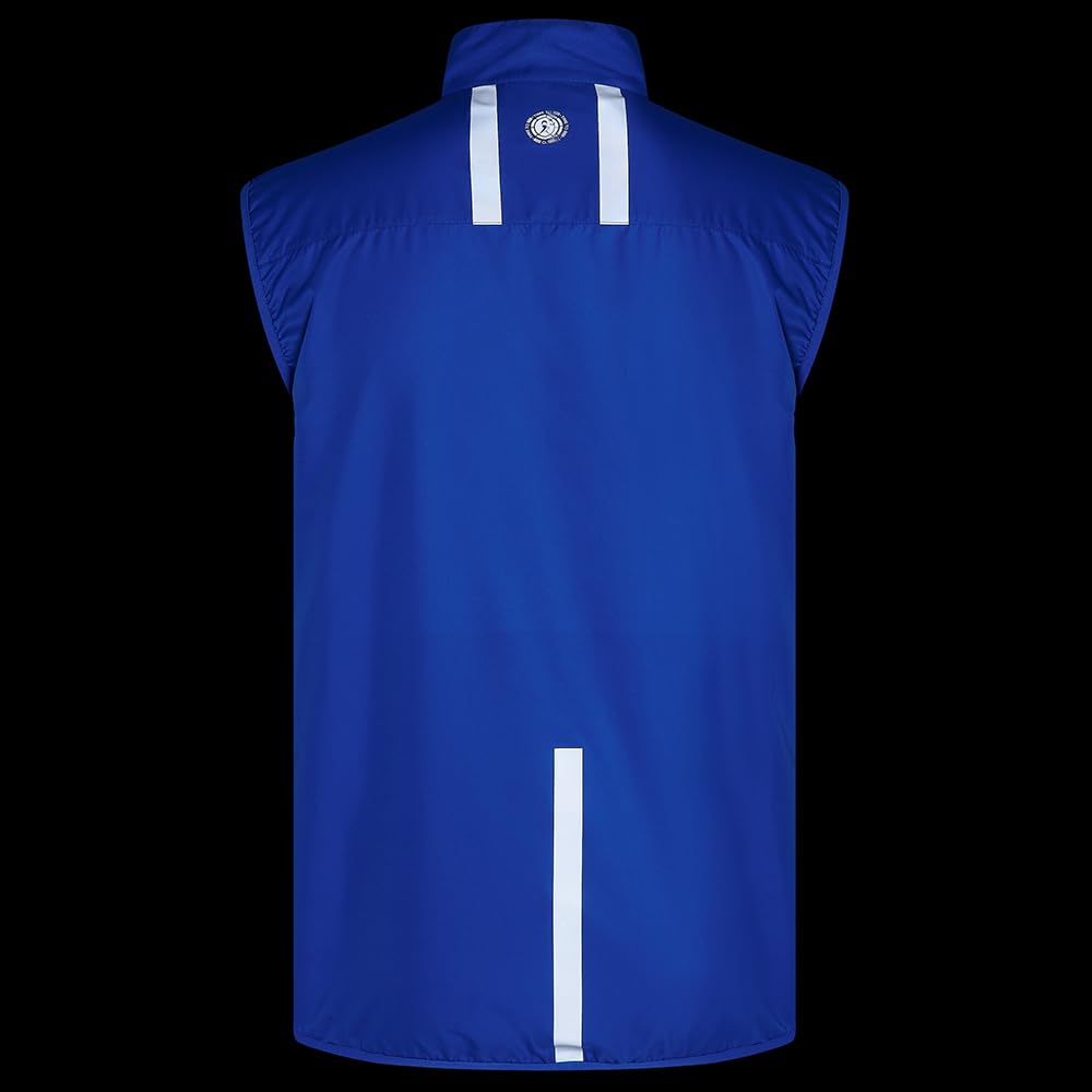 Time To Run Correr Chaleco para Hombre Sin Mangas Ligera Respirable y Resistente al Viento - Ideal Para Jogging Hacer Ejercicio y Ciclismo