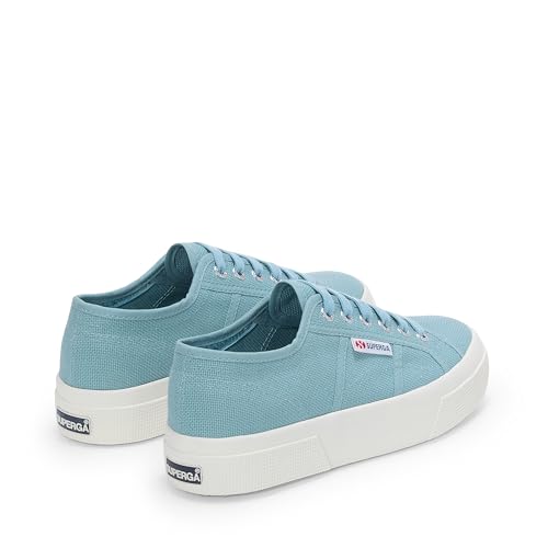 Image of Superga 2740 Platform Sneakers for Men and Women - Iconic Italian Men's and Women's Tennis Shoes with Breathable Canvas Upper, Non Slip Rubber Sole