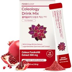 FOODOLOGY Coleology Drink Mix PRO 3,000mg, 15 Sticks | Prebiotic Fiber & Metabolism Support, Daily Pomegranate Stick Powder for Gut Health & Weight Management