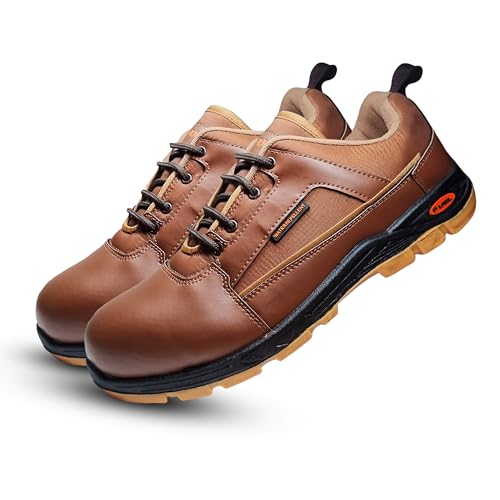 Image of FUEL Armour 3 DD ISI Marked Synthetic Treated Fabric Breathable Safety Shoes for Men with 100J Steel Toe Cap in PVC Double Density Sole