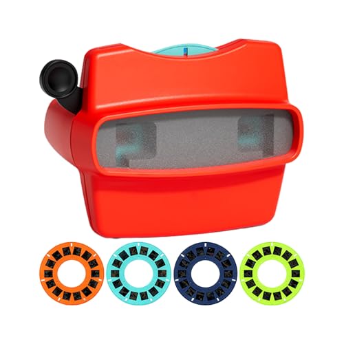 Machine De Visualisation 3D pour Enfant, Viseur Jouet De Visualisation Stéréoscopique 3D Dispositif De Projection D'histoire Portable pour Salle De Classe, Maison, École Maternelle