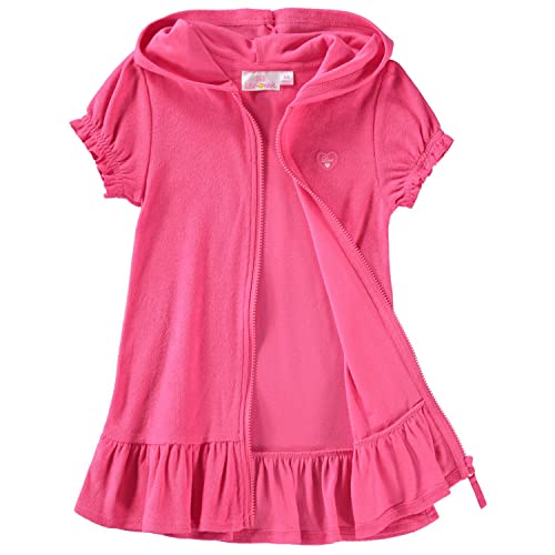 Pink Lemonade Girls' Hooded Zip-Up Swim Beach Terry Swimsuit Cover Up2