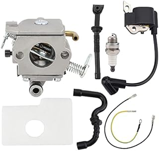 ATVATP C1Q-S57B Carburetor fit Sthil 170 Chainsaw Carburetor MS 170 MS 180 017 018 MS 170C MS 180C Chainsaw & 1130 400 1302 Ignition Coil 1130 124 0800 Air Filter