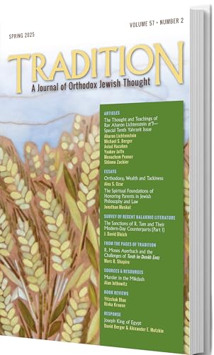 Tradition: A Journal of Orthodox Jewish Thought (English Edition)