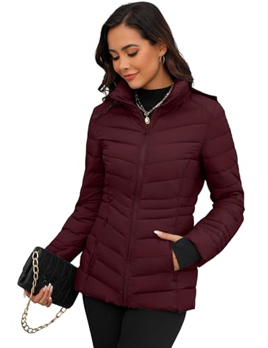 ANOTHER CHOICE Wine Packable Puffer Jacket – Lightweight, Stylish, and Cozy for All Your Adventures in XL! - Image 2