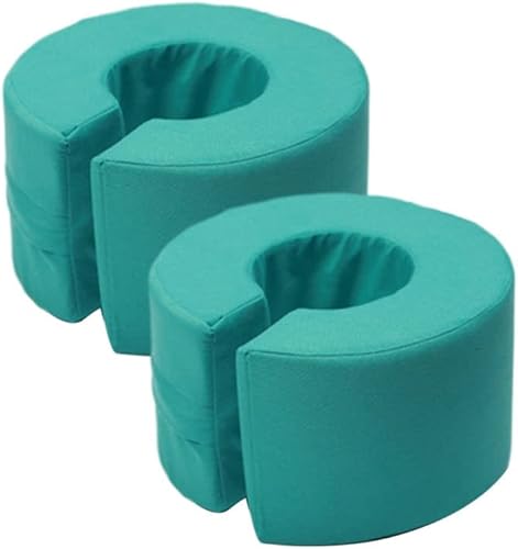 Healifty Almohada de elevación de pies, 2 piezas, espuma para el talón del tobillo, cuña elevadora para levantar las piernas, protector de tobillo,