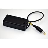 DC9Ｖ 006P スイッチ付き電池ボックス センターマイナス(-) 9V電池×1個用 エフェクター