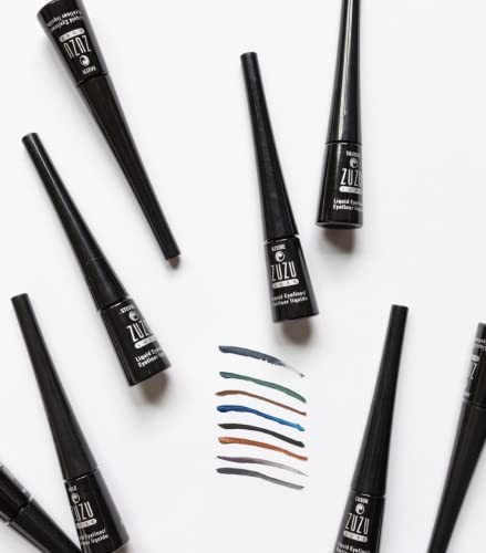 Zuzu Luxe 6950 Liquid Eyeliner (Nile),0.1 Oz,Precision Liquid Liner, Fine Calligraphy Tip, Quick-Drying, Water Resistant. Natural, Paraben Free, Vegan, Gluten-Free,Cruelty-Free thumb #2