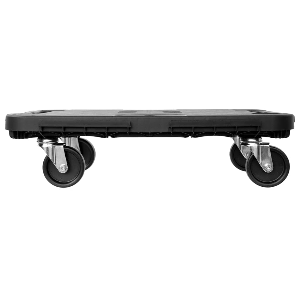 Transportroller 48x29 cm, Möbelroller bis 300 kg belastbar, Rollbrett mit 360 Grad Rädern, PP Kunststoff für Umzug und Werkstatt