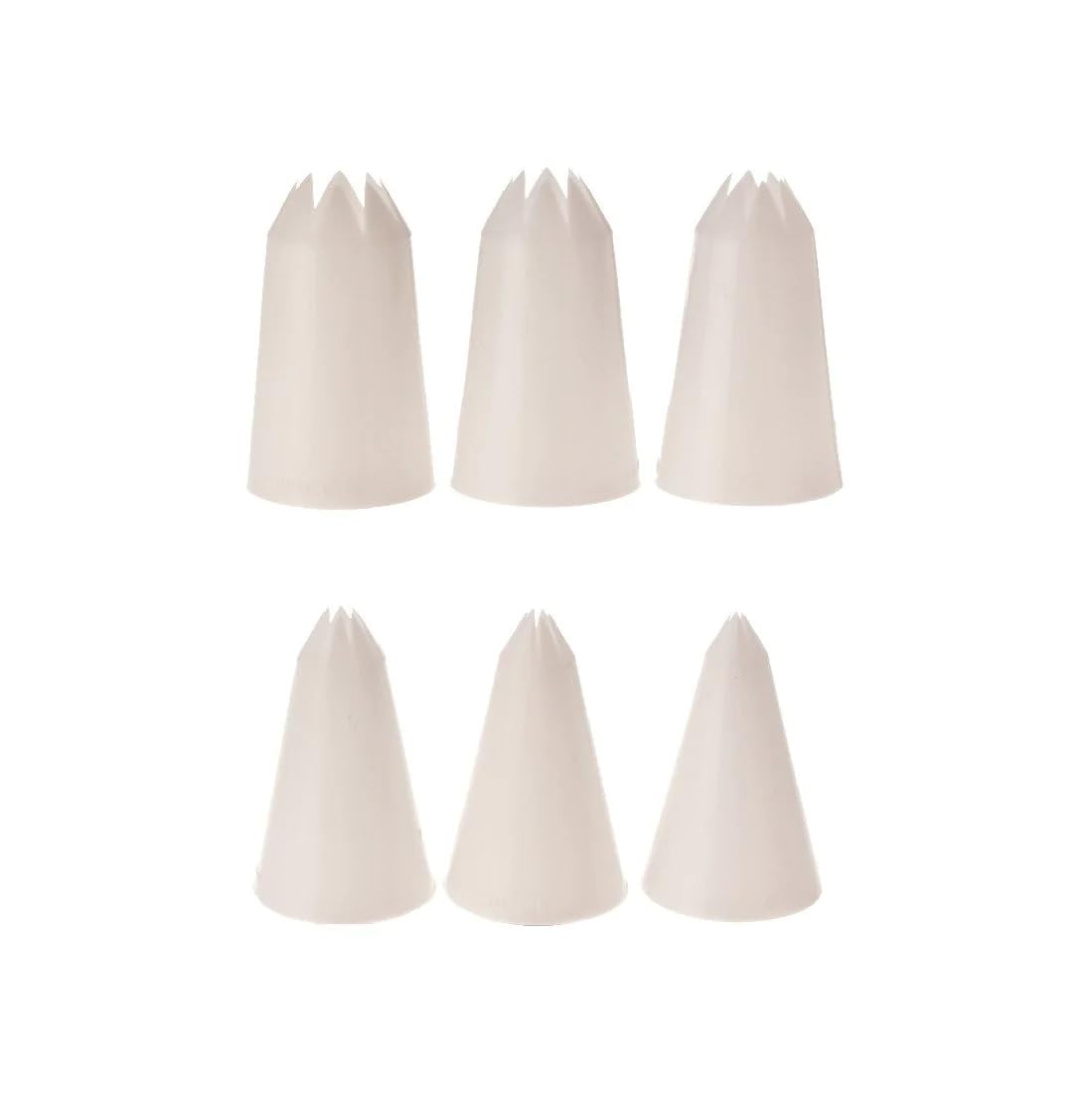 Appetito Star Piping Nozzles (Set of 6)