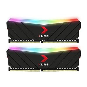 PNY 16GB (2x8GB) XLR8-Gaming Epic-X RGB DDR4 4000 MHz (PC4-32000) Desktop-Speicher RAM - (MD16GK2D4400018XRGB) Schwarz