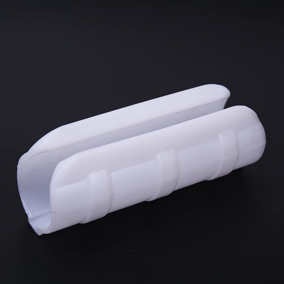 DAZZLEEX Greenhouse Frame Greenhouse Frame Pipe Tube Film Clip Clamp,20Pcs Clip Plant Greenhouse Film Clips Fixed Pipe Frame Tube Clamp(White-19mm)