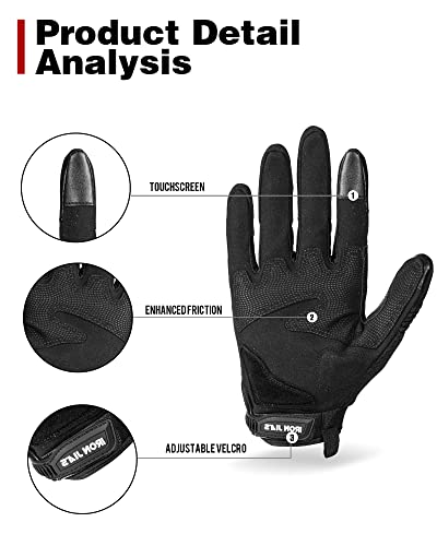 Motorradhandschuhe Grapelet aus Leder für Herren