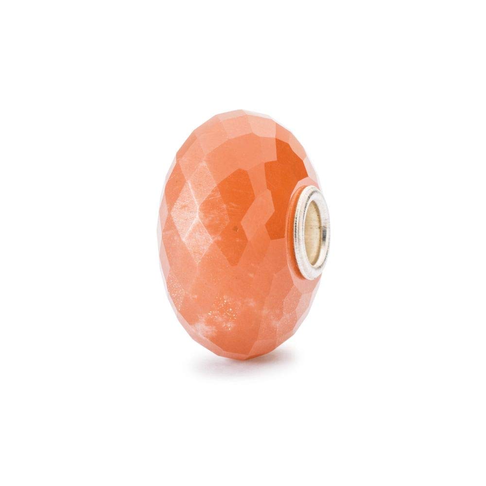 Trollbeads Damen-Bead Roter Mondstein 925 Silber - TSTBE-20022