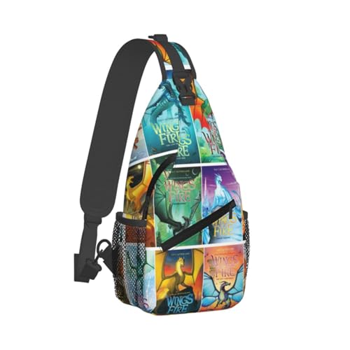 Wings Of Fire Sling Backpack Crossbody Sling Bag, Shoulder Bag Chest Bag Daypack Fanny Pack Cross Body Bag For Women Men2
