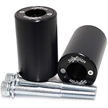 Shogun USA Made Suzuki GSX-S1000 GSX S1000 2016 2017 2018 2019 2020 2021 2022 2023 2024 2025 2026 Black PA2 No Cut Frame Sliders Fits ABS & NON ABS Models - 715-5629