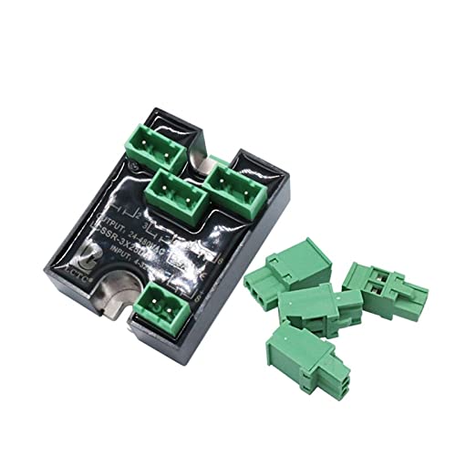 Relais statique triphasé 10A SSR triphasé 380V DC-AC commande CC pour moteur - 6