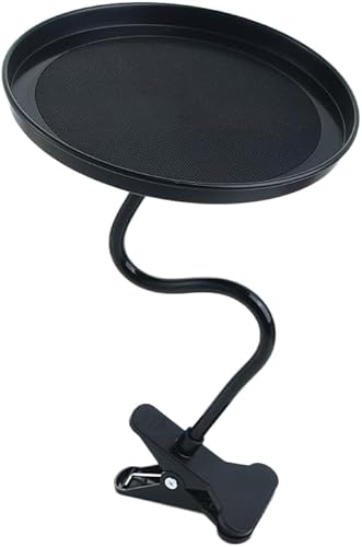 Miniatura 8 de Leadigol 1 soporte ajustable para tazas de coche, bandeja de comida para automóvil, bandeja de almacenamiento giratoria de 360 grados para mesa de