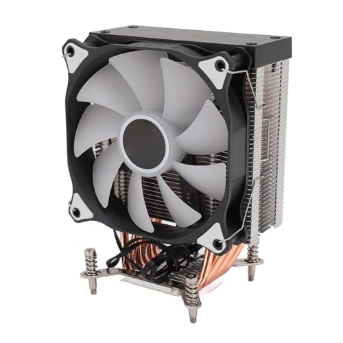 Raffreddamento Efficiente e Silenzioso Raffreddatore Ad Aria CPU da con 6 Tubi di Calore 3 Pin 12 V CC 1500 rpm per Scheda Madre 4.72 pollici