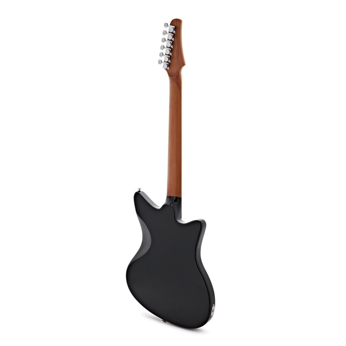 Hartwood Caricatore di chitarra elettrica per mancini, Jet Nero | Humbucker con Push-Pull per Varietà Tonale, Manico Acero Tostato con Finitura Satinata, Mancina, Jet Black