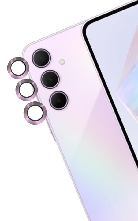 A3sprime Camera Lens Protector for Samsung Galaxy A35 5G |Full Coverage 9H Surface Hardness Tempered Glass with Metal Ring Guard Camera Lens Protector| - Set of 1 Pairs (Pink) (B0D9SLH7G3) Amazon Price History, Amazon Price Tracker