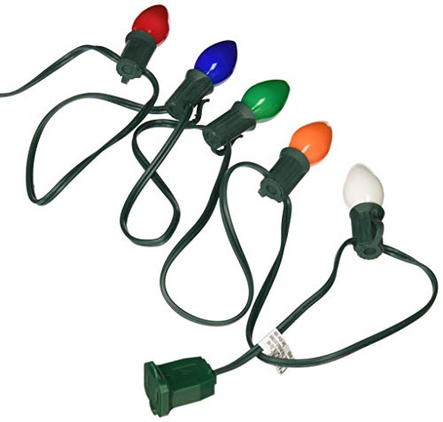 Christmas Lights Set Multi-Color Ceramic 25-Count C7