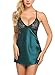 swiftt Ropa Interior Conjunto del Camisón Saten para Las Mujeres Atractivas del...