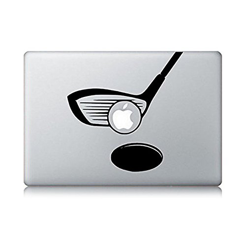 Echohc Play Golf-Creative Vinyl Cartoon Partial Skin Decal Sticker for Apple MacBook Pro/Air 13 Inch Laptop