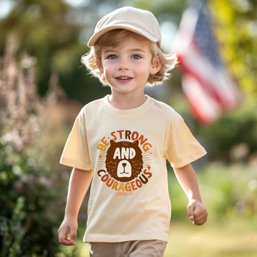 Image of Kids Christian Shirt Toddler Created with a Purpose Shirt Boys Girls Bible Verse Religious Clothes 2-7 Years