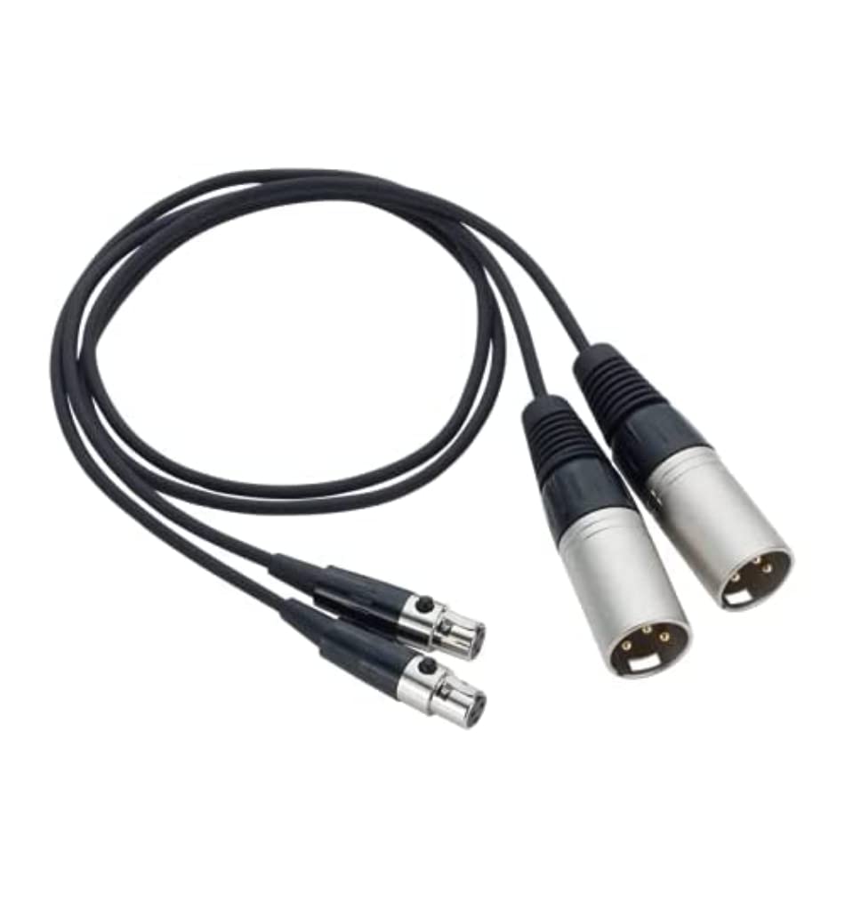 Zoom TXF-8 Adapterkabel TA3 zu XLR – Verbindungslösung für Field Recorder und Audiointerfaces, passend für u.a. F8, F8n, F8nPro, schwarz