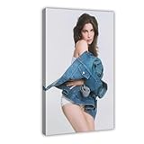 Exklusive Art Charming Model-Poster Laetitia Casta Portrait 