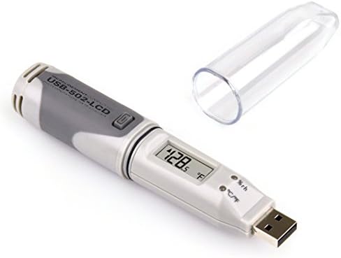 USB Temperature & Humidity Logger w/ LCD Screen