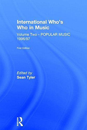Intl Whos Who Popular Music E1: Popular Music : 1996/97: 2 (INTERNATIONAL WHO'S WHO IN POPULAR MUSIC)