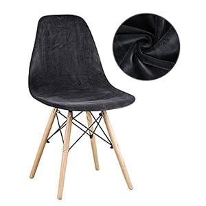 Stoel bedekking Velvet Verwijderbare Stoelhoezen Eetkamerstoel Bescherming Slipcovers Rekbaar Chair Cover Stoelbekleding…