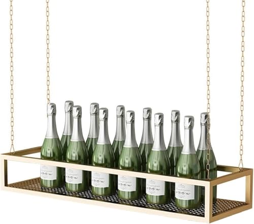 Étagère de plafond pour libérer les placards encombrés avec ce grand panier suspendu
