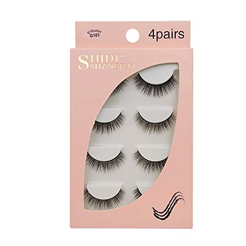 Faux cils réutilisables et souples texture moelleuse 3D pour maquillage des yeux