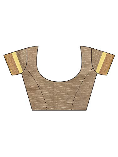 Image of AKHILAM Women's Cotton Silk Saree with Unstitched Blouse Piece (CNCX01 Parent)