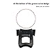 NUEAYMS Hook Keeper for Fishing Rod Fishing Bait Holder with 2 Sizes Rubber Rings Fishing Hook Holder Prevent Line Tangles Quick Installation