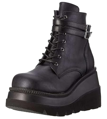 Pombas de vestir de mujeres Mary Jane Lolita plataforma doble correa de tobillo redondo tacón chunky zapatos perfectos para