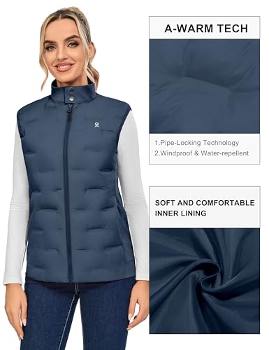 Little Donkey Andy Women's Puffer Vest Lightweight Sleeveless Golf Padded Jacket4