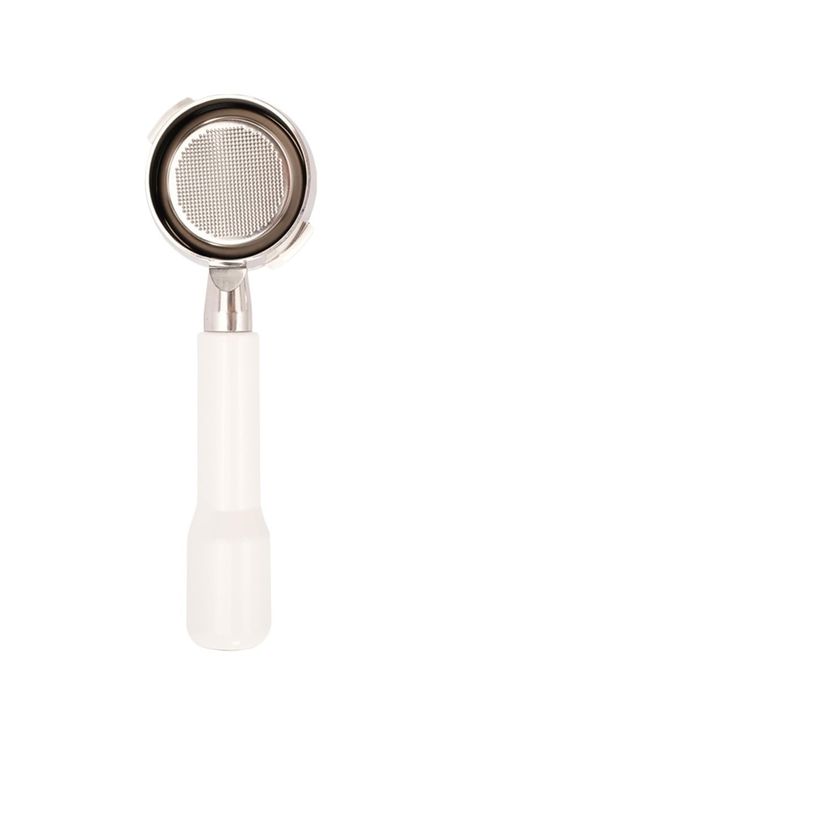 Compatible con portafiltro sin fondo GAGGIA 58MM | Café, mango de madera maciza, desnudo, cesta de filtro, accesorios de barista(GAGGIA White)