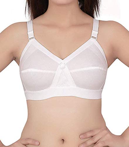 Image of Caracal Women's Cotton Non-Padded Wire Free Full-Coverage Bra