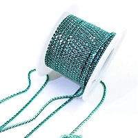 10 Yards/Roll Crystal Strass Rhinestone Trim SS6 2Mm Colored