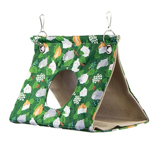2026 Cama plegable para pájaros para interiores, suministros para mascotas inseparables, periquitos, interior (B, 29 x 18 x 20 cm)
