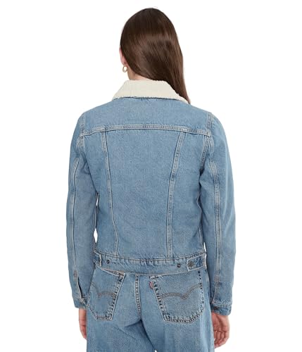 Image of Levi's Women's Original Sherpa Trucker Jackets (Standard and Plus)