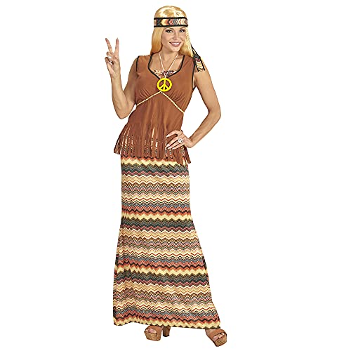 W Widmann Milano Party Fashion - Costume Da Donna Hippie, Anni '60 Reggae, Flower Power